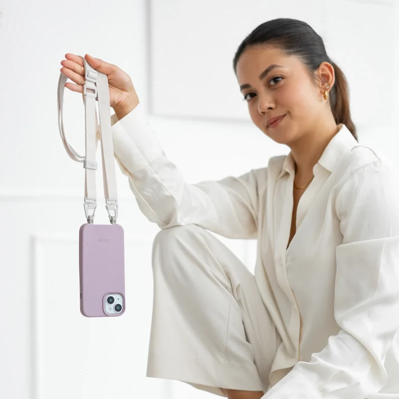 iPhone 15 Chaîne pour téléphone portable Amovible