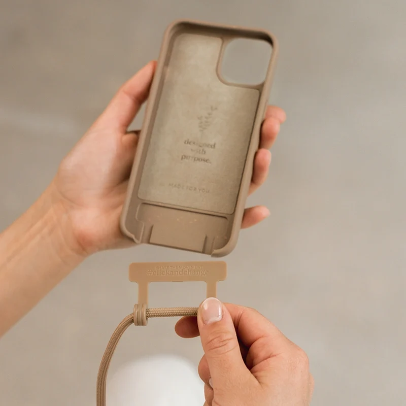iPhone 15 Chaîne pour téléphone portable Amovible