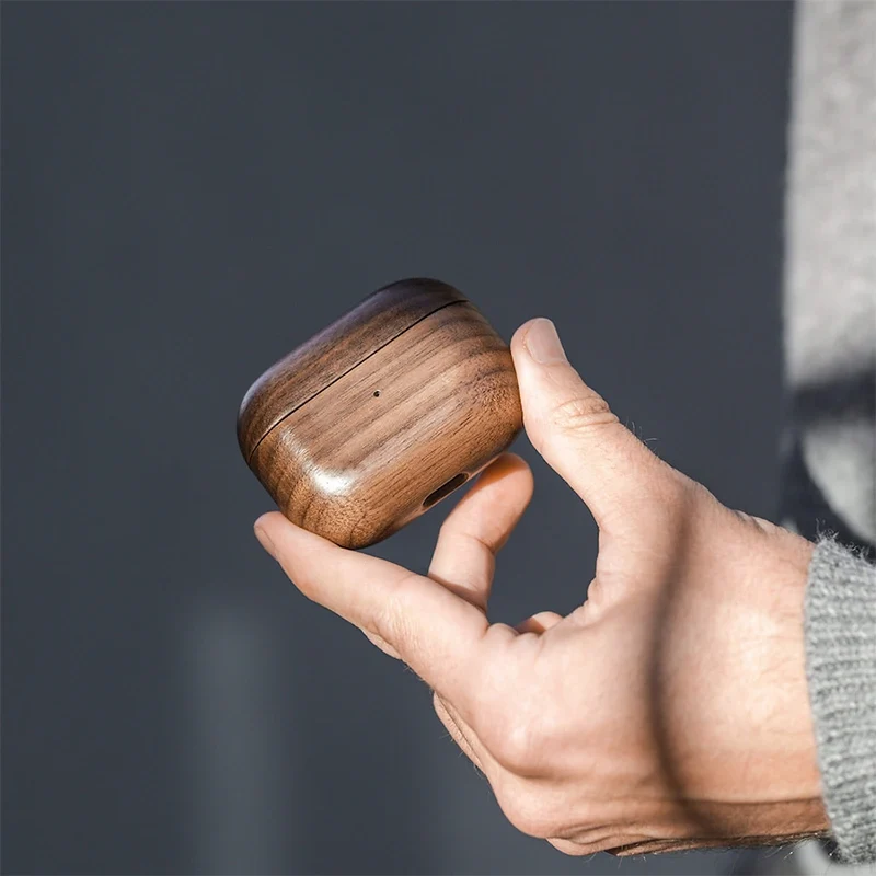 Étui pour AirPods en bois