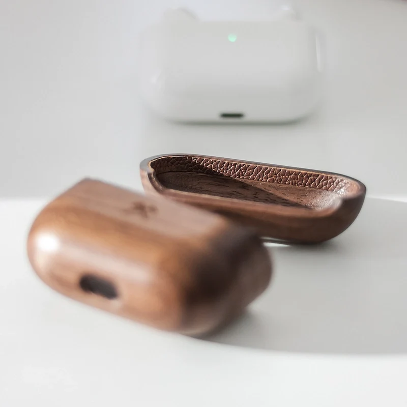 Étui pour AirPods en bois
