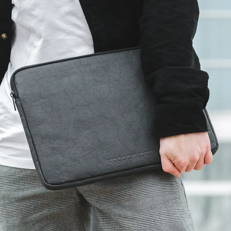 Housse d'ordinateur portable en papier kraft