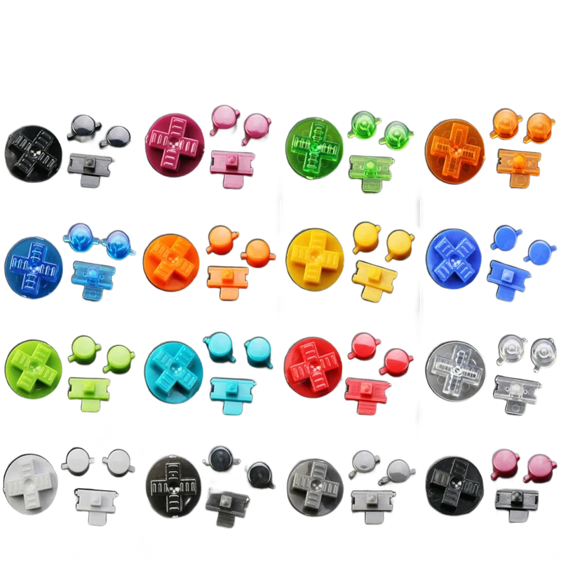 Boutons A/B et croix directionnelle Game Boy — kit de remplacement