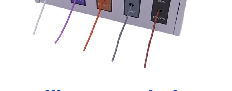 Fil silicone souple 5 couleurs — câblage de mod, 20 à 30 AWG