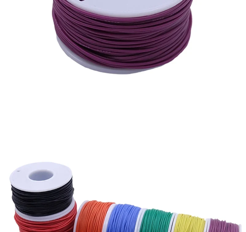 Fil silicone souple 5 couleurs — câblage de mod, 20 à 30 AWG