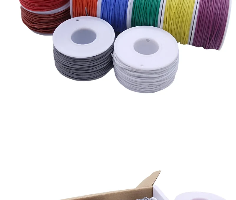 Fil silicone souple 5 couleurs — câblage de mod, 20 à 30 AWG