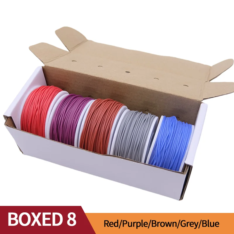 Fil silicone souple 5 couleurs — câblage de mod, 20 à 30 AWG