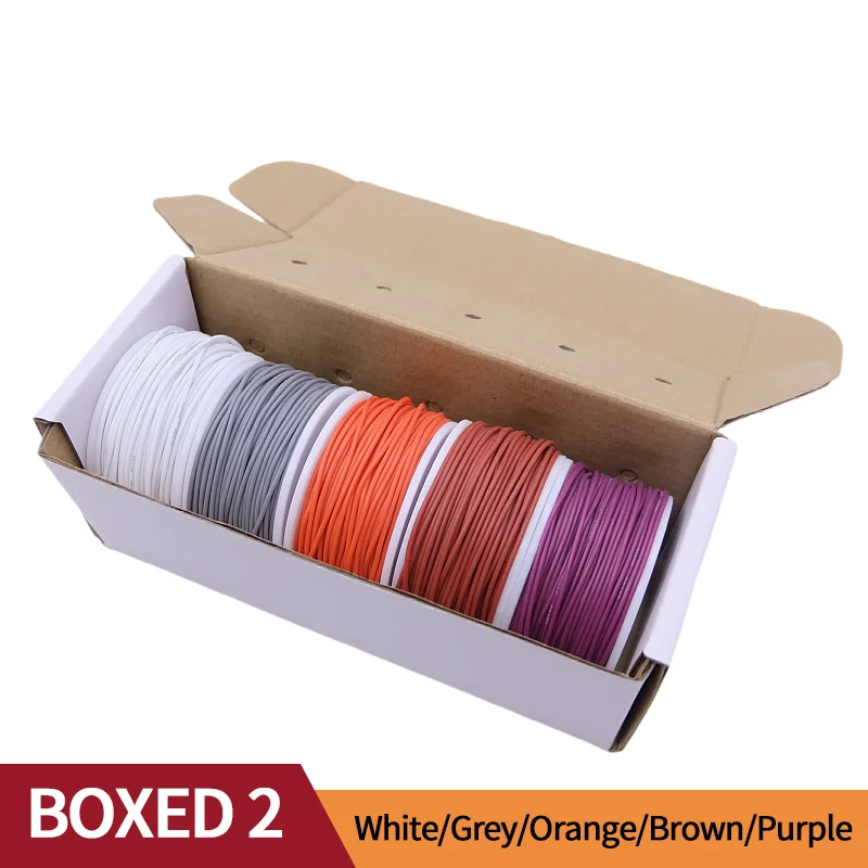 Fil silicone souple 5 couleurs — câblage de mod, 20 à 30 AWG