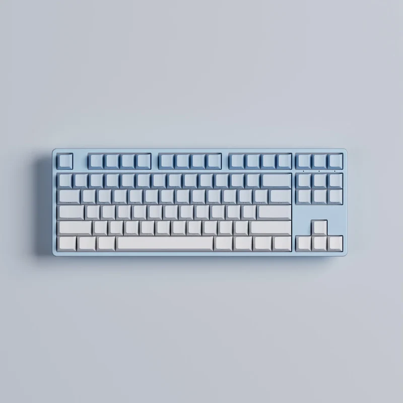 Set 135 keycaps PBT Akko — profil Cherry, légendes latérales