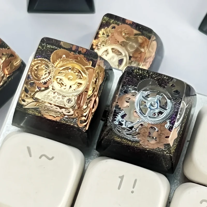 Capuchon de touche artisanal en résine — profil SA R1, tige MX