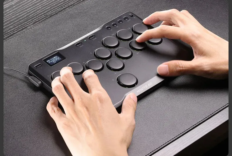 Haute42 Cosmox Mini — manette arcade all-button (hitbox) PC et consoles