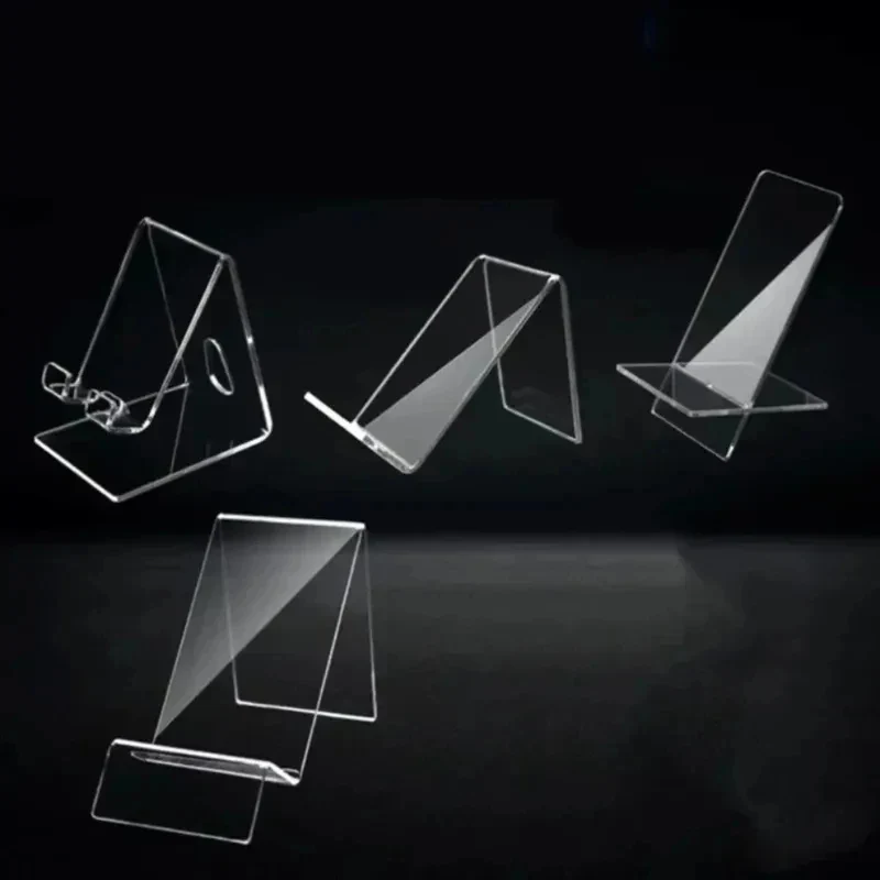 Support acrylique réglable pour console portable rétro — multi-angles