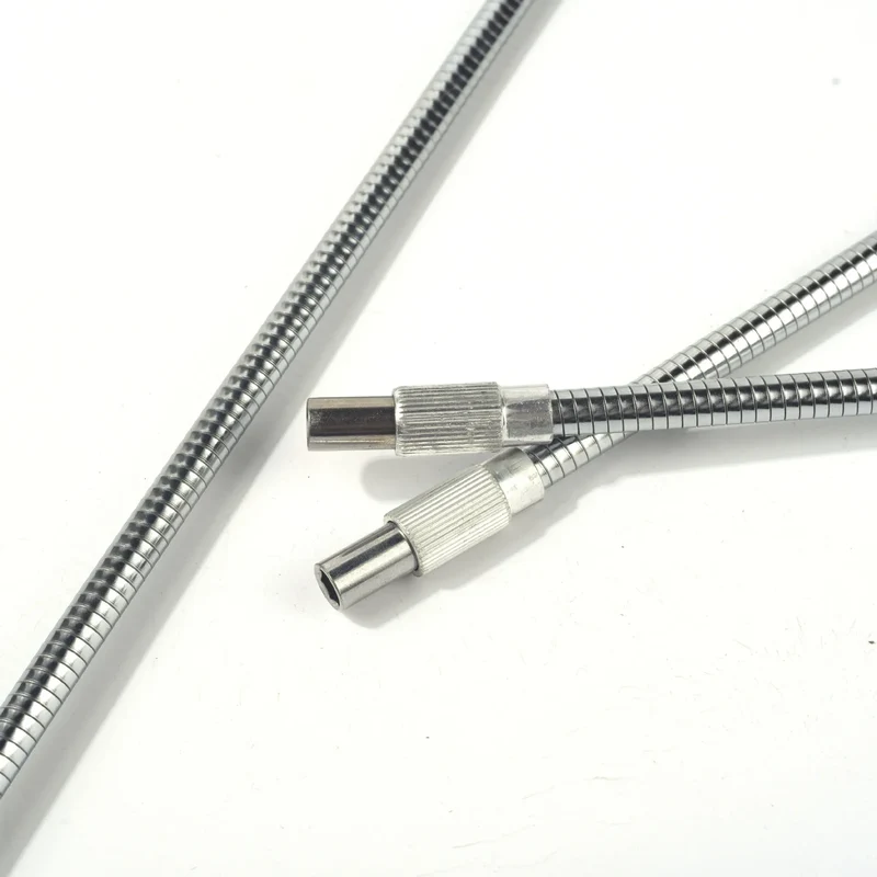 Arbre flexible 300 mm pour embouts 6,35 mm — vissage en angle