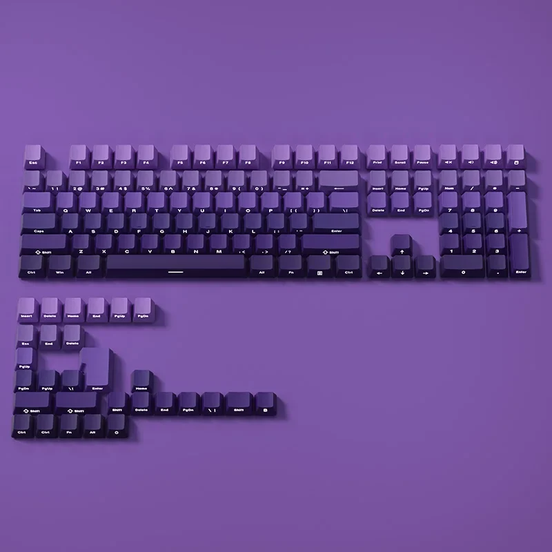 Keycaps PBT profil OEM impression latérale — 130 touches, MX