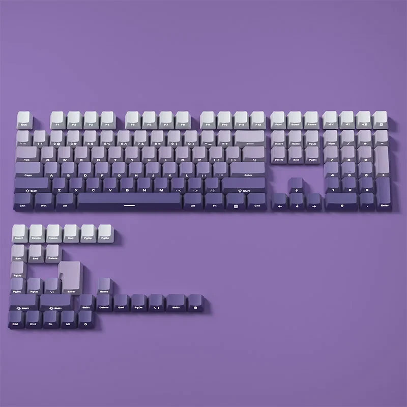 Keycaps PBT profil OEM impression latérale — 130 touches, MX