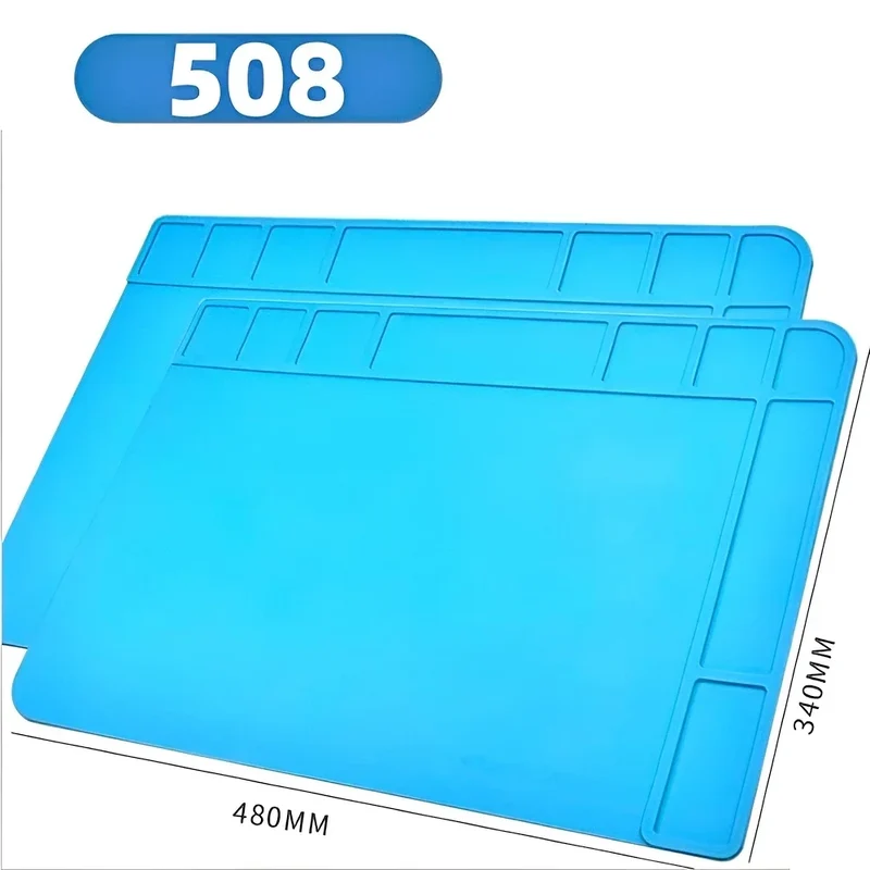 Tapis de soudure silicone magnétique — antistatique, 14 formats