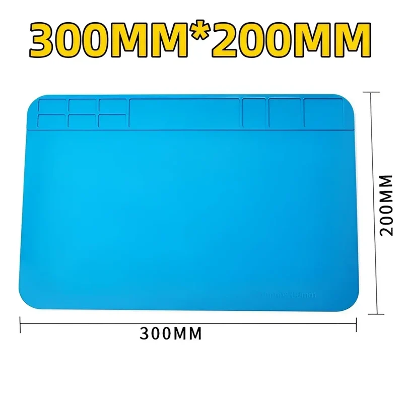Tapis de soudure silicone magnétique — antistatique, 14 formats
