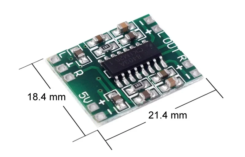 Module amplificateur audio PAM8403 2 × 3 W — classe D, 5 V USB
