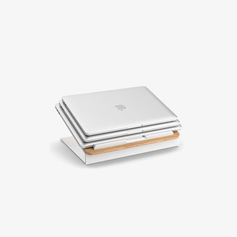 Rehausse pour ordinateur portable en chêne