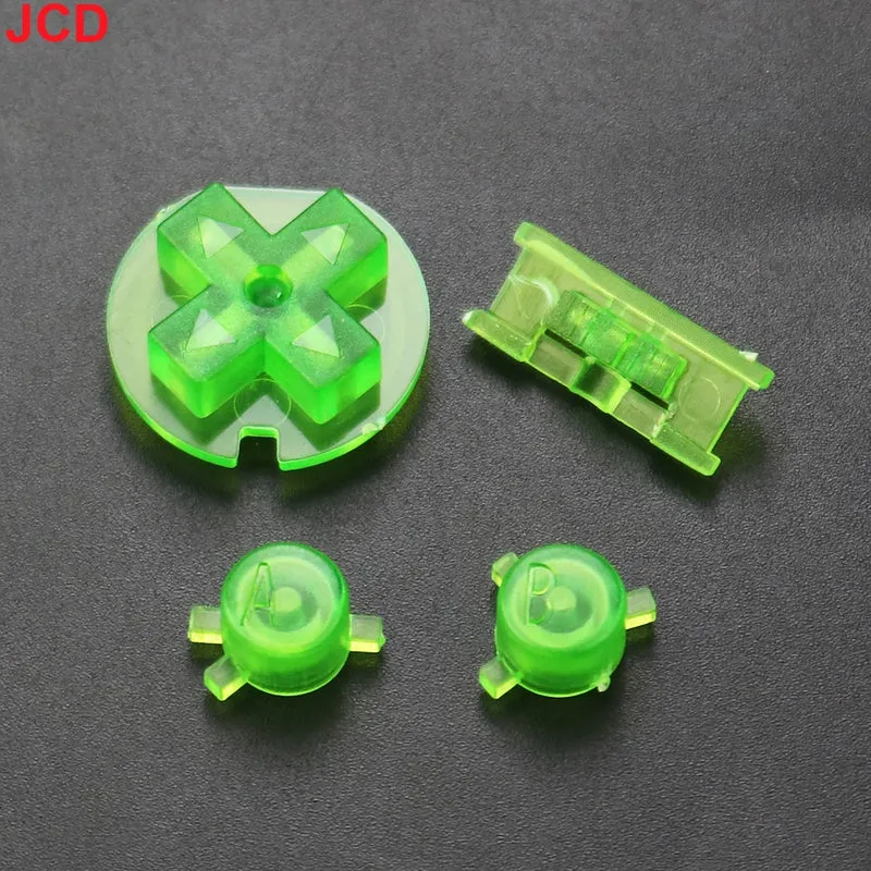 Jeu de boutons Game Boy Color — A/B, croix, Start/Select, 15 coloris