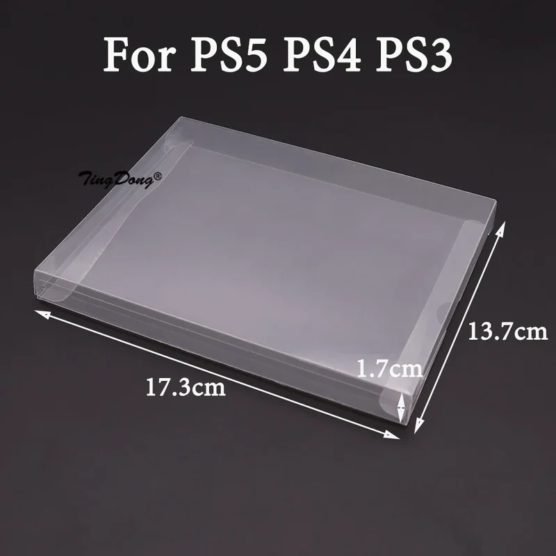 Protecteurs de boîtes de jeux rétro en PET — lot de 10, 11 formats