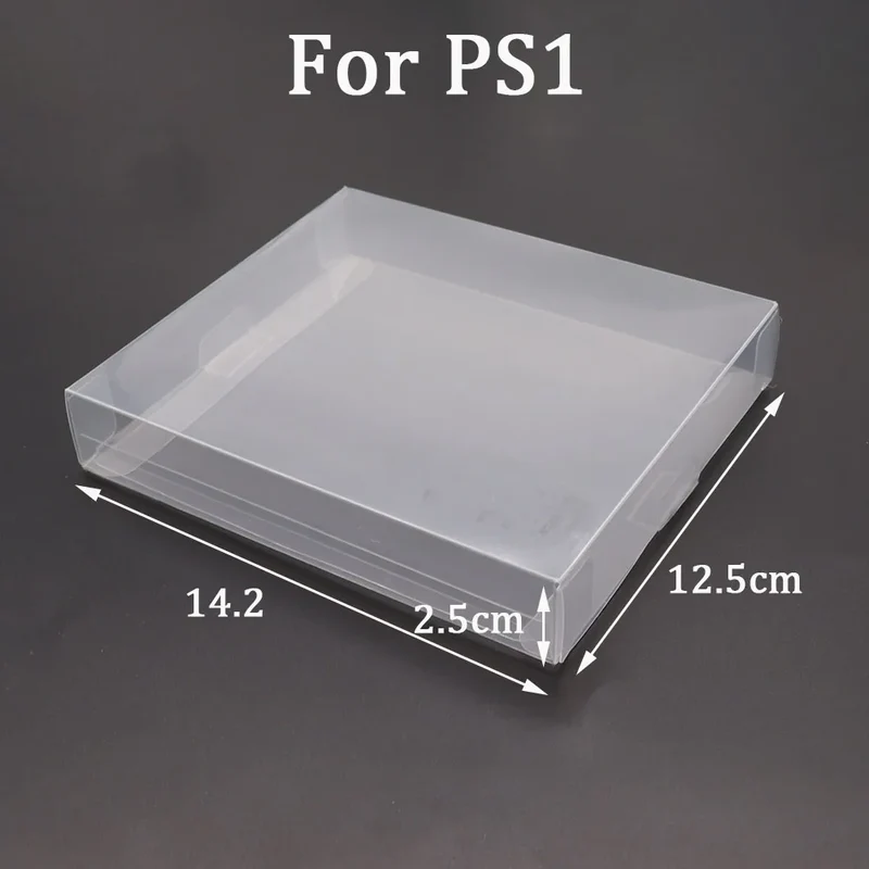 Protecteurs de boîtes de jeux rétro en PET — lot de 10, 11 formats