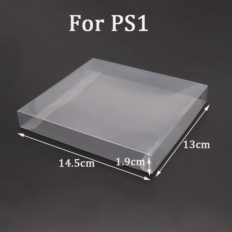 Protecteurs de boîtes de jeux rétro en PET — lot de 10, 11 formats
