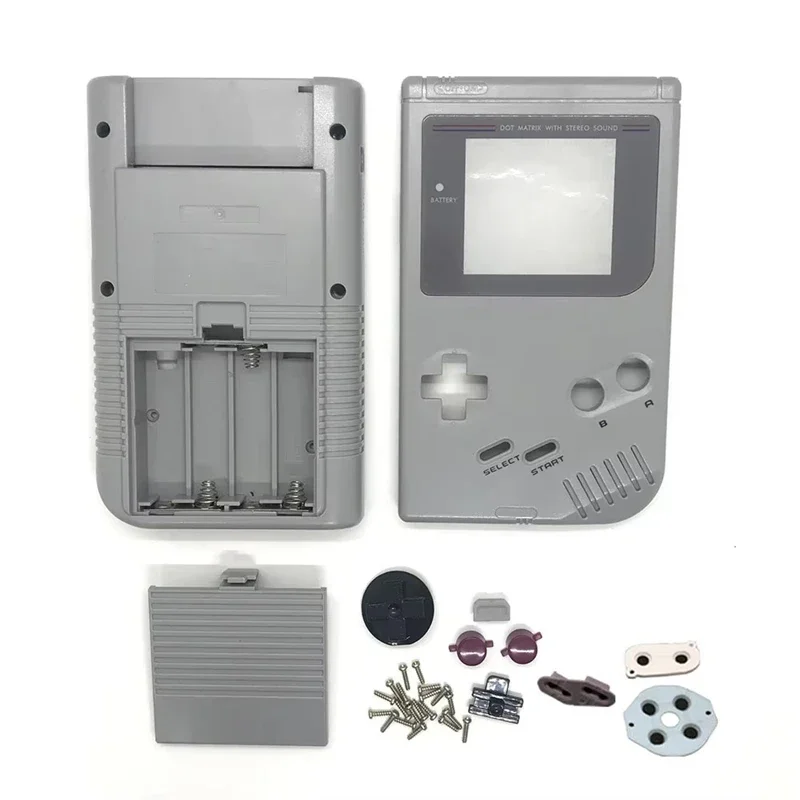 Coque complète Game Boy DMG IPS-ready — boutons et pads inclus
