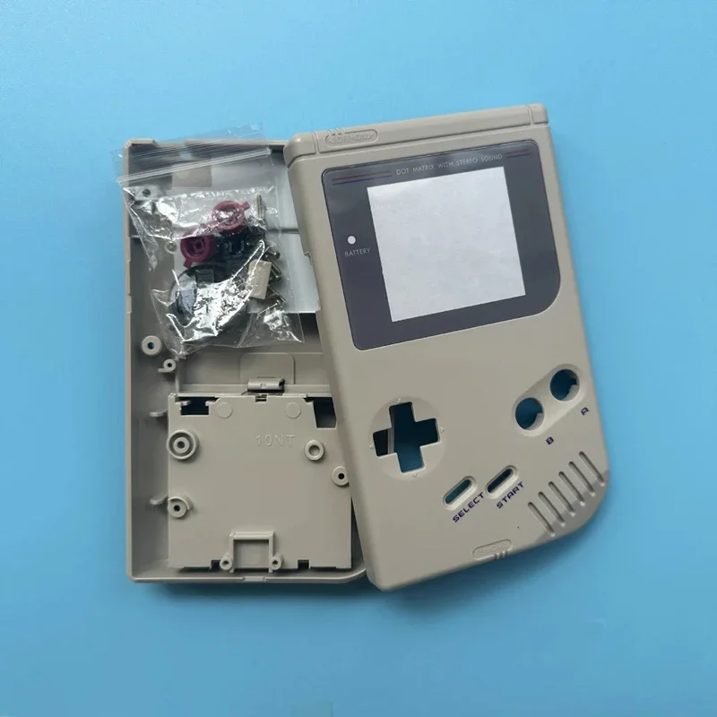 Coque complète Game Boy DMG IPS-ready — boutons et pads inclus