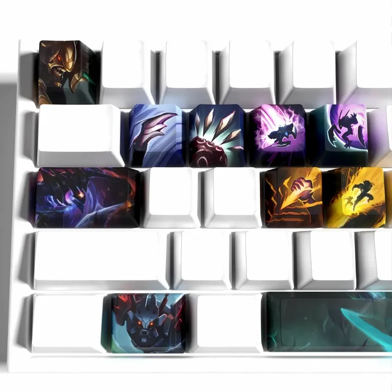 Keycaps Khazix League of Legends – le grain PBT sous les doigts