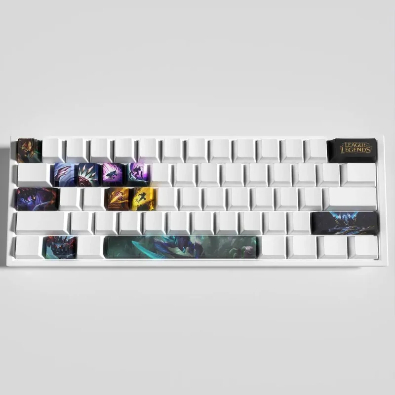 Keycaps Khazix League of Legends – le grain PBT sous les doigts