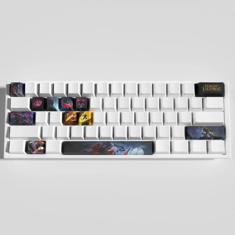 Keycaps Zed League of Legends – Le duo noir et rouge du setup gaming