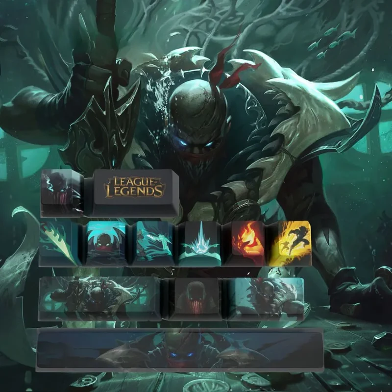 Keycaps Pyke League of Legends – ce qui raye vraiment des keycaps