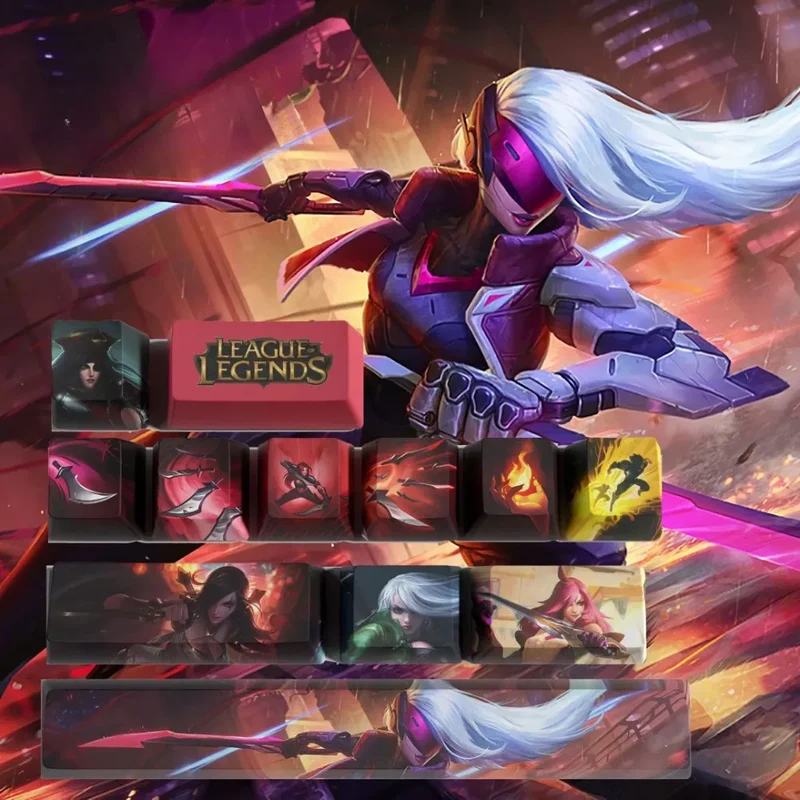 Keycaps Katarina League of Legends – le contenu exact du kit 12 touches
