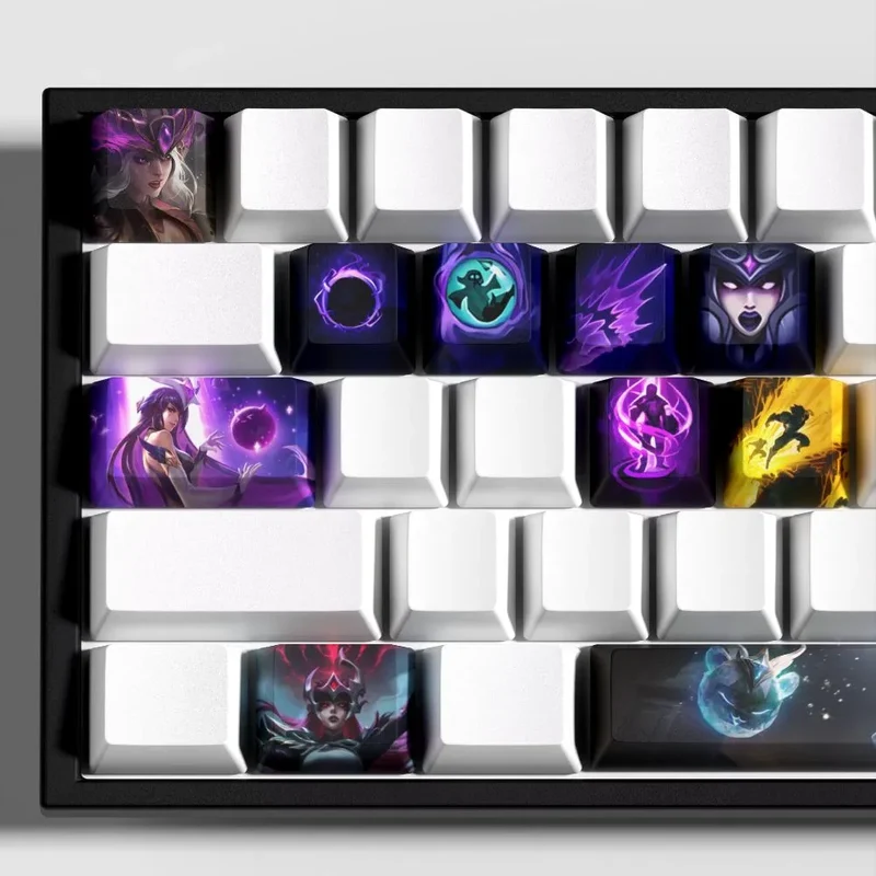 Keycaps Syndra League of Legends – Accorder le violet à son clavier