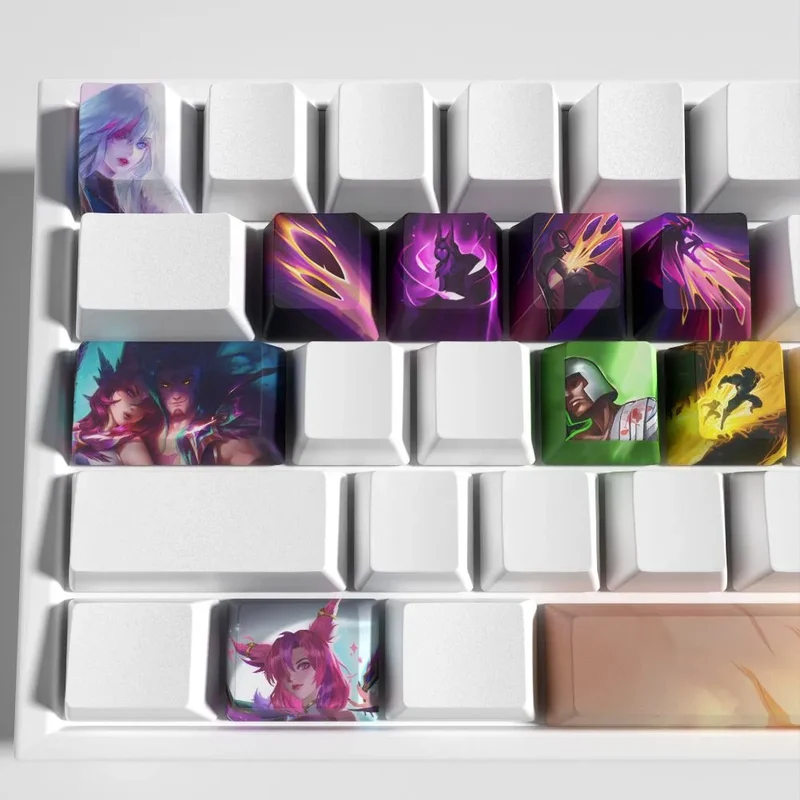 Keycaps Xayah League of Legends – Composer la paire avec Rakan