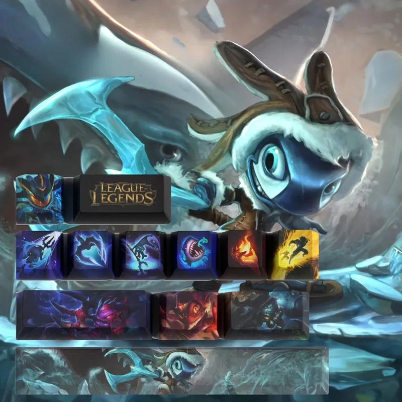 Keycaps Fizz League of Legends – Entretien facile du PBT