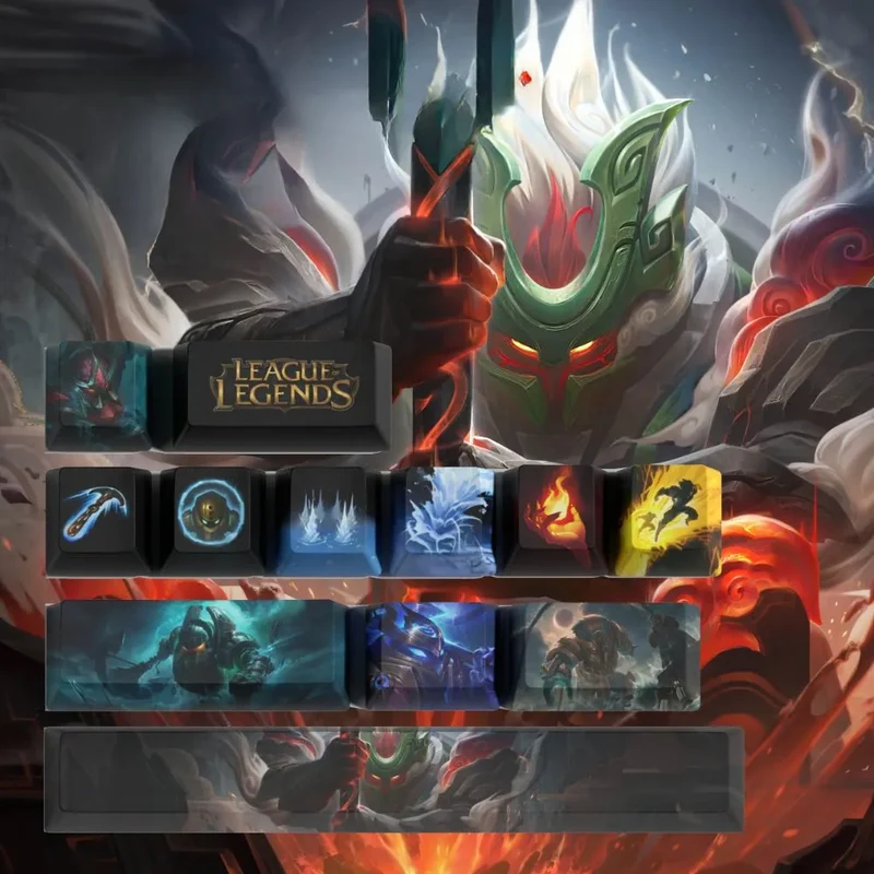 Keycaps Nautilus League of Legends – résister aux éclaboussures du bureau