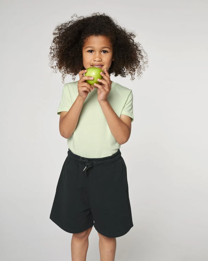 Short de jogging enfant coton bio Stanley/Stella Mini Bolter à personnaliser