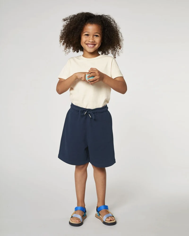 Short de jogging enfant coton bio Stanley/Stella Mini Bolter à personnaliser