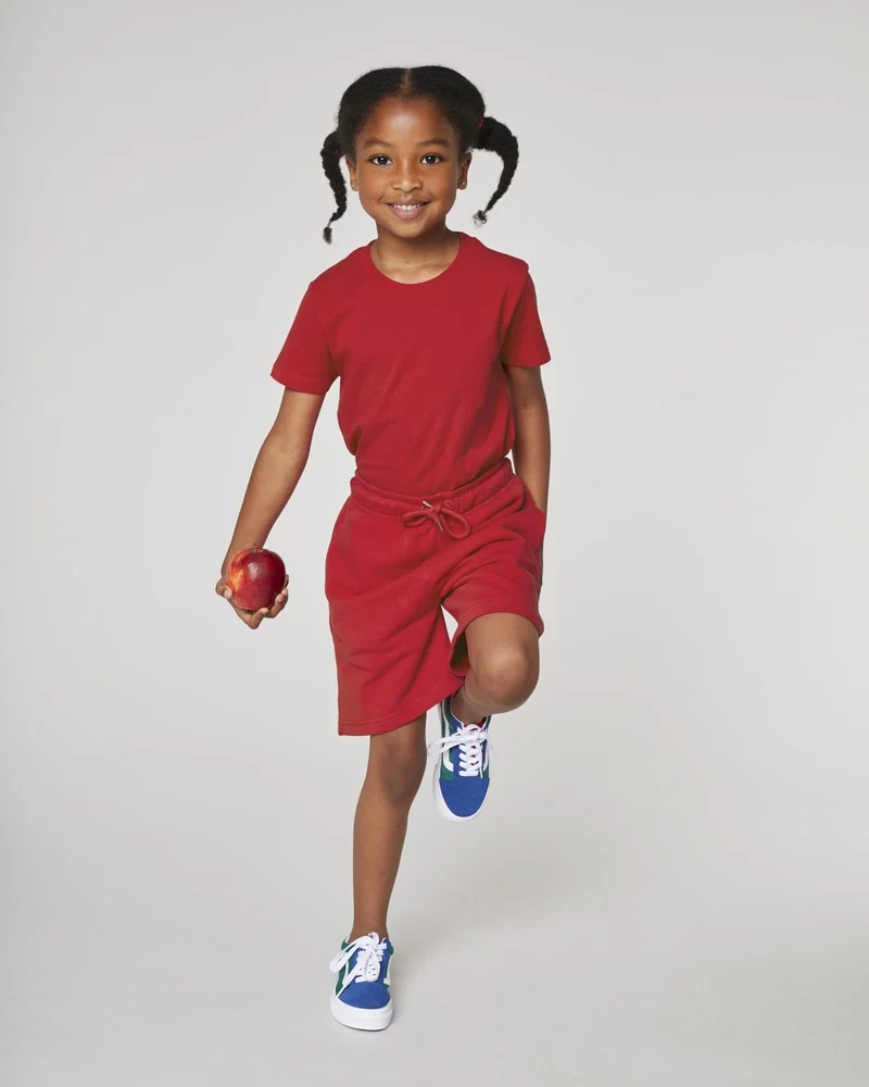 Short de jogging enfant coton bio Stanley/Stella Mini Bolter à personnaliser