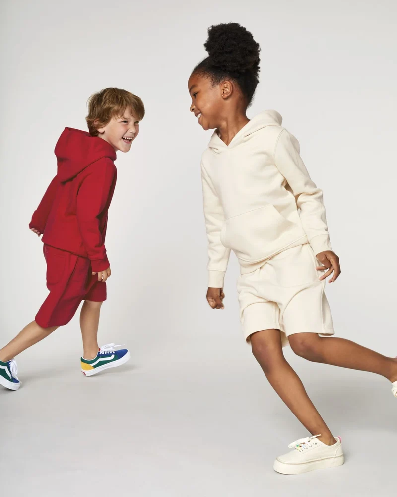 Short de jogging enfant coton bio Stanley/Stella Mini Bolter à personnaliser
