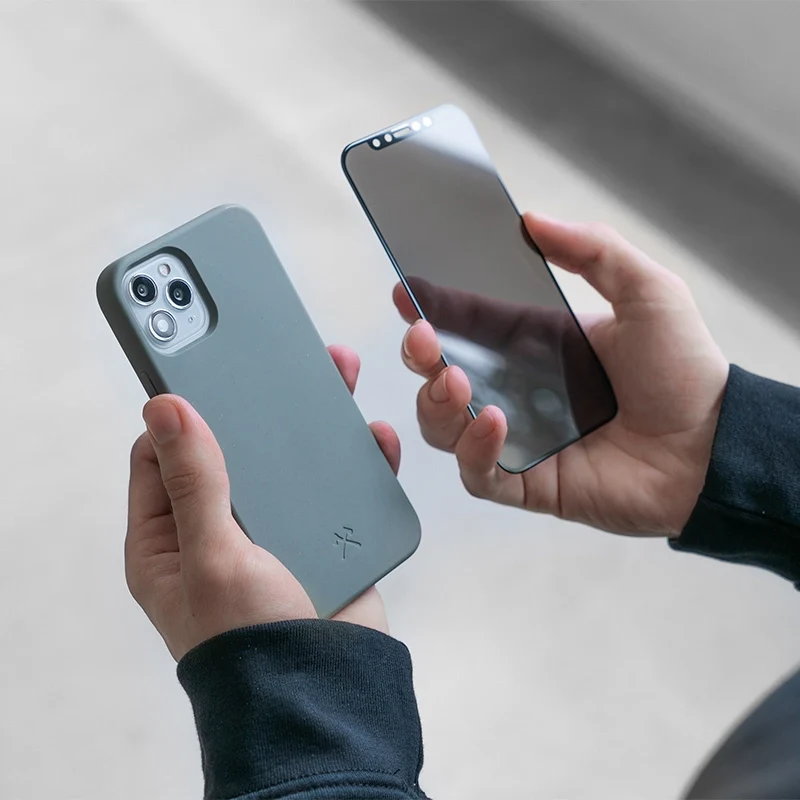 Verre blindé pour iPhone 12 Pro Max avec protection contre les regards indiscrets