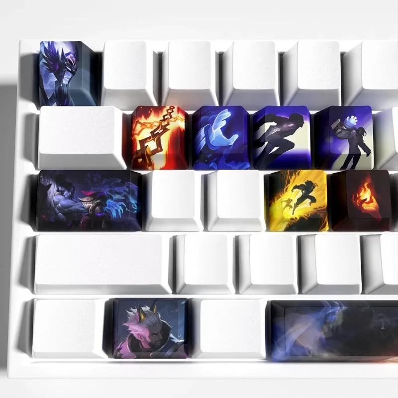 Keycaps Sylas League of Legends – l'épaisseur du PBT à l'œil et au toucher