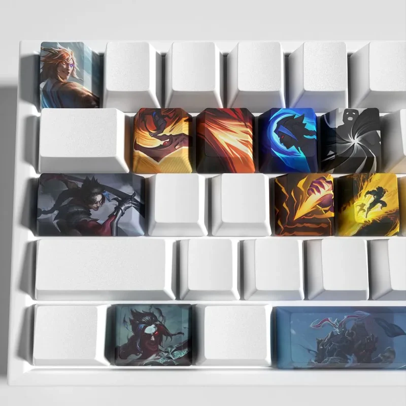 Keycaps Kayn League of Legends – un set, deux montages possibles