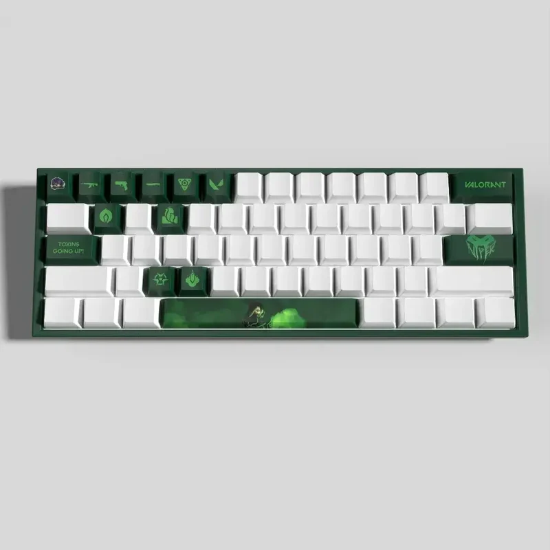 Frappe explosive : Keycaps Valorant Raze – 14 touches PBT renforcées
