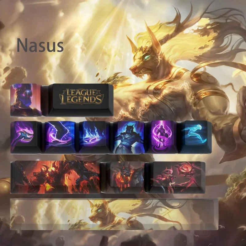 Keycaps Nasus League of Legends – la sublimation DYE-SUB expliquée