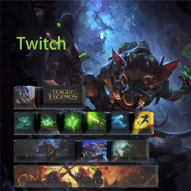 Keycaps Twitch League of Legends – Tenir le rythme des sessions longues