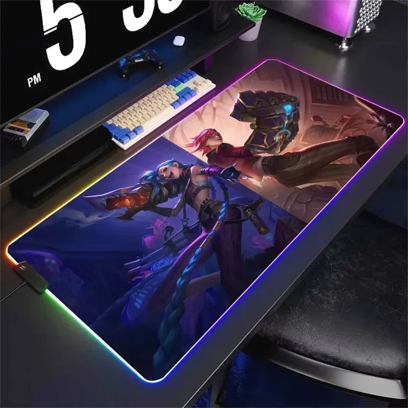 Tapis de Souris XXL RGB Jinx & Vi