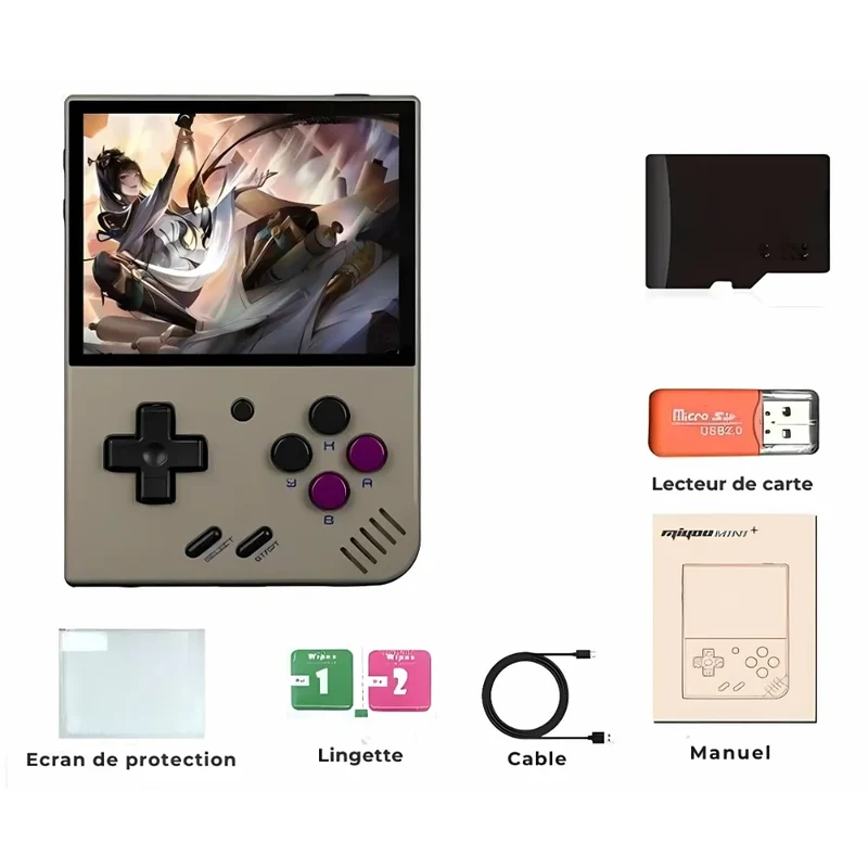MIYOO Mini Plus - Expérience de Jeu Rétro Ultime