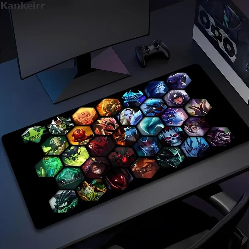 Tapis de souris XXL Dota 2 – six coloris dont blanc et jaune